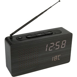 Fisura Radio Budzik, przenośne radio biurkowe. Cyfrowy budzik