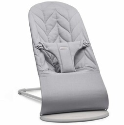 Babybjorn Leżaczek Bliss Woven Petal Quilt Light grey