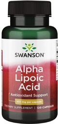 Kwas Alfa Liponowy 100 mg, Swanson, 120 kapsułek