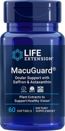 MacuGuard Wsparcie dla Oka z Szafranem i Astaksantyną,