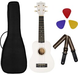 MUSICMATE Ukulele U-04 WhiteHarmony Biały
