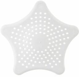 Sitko do zlewu białe z przyssawkami 16 cm