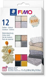 Zestaw Fimo Effect Boho 12 kostek 25g -