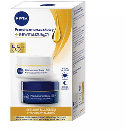 Nivea 2 Pack Przeciwzmarszczkowy+ Rewitalizujący krem na dzień