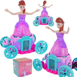 Lalka Laleczka W Karocy Pozytywka Interaktywna Księżniczka Światło