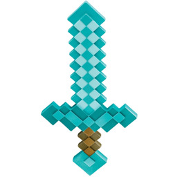Diamentowy miecz Minecraft turkusowy - 51 cm- 1