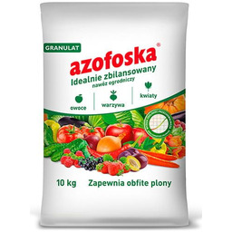 Nawóz ogrodniczy Azofoska 10 Kg do warzyw trawy