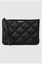EMPORIO ARMANI Czarna pikowana saszetka damska
