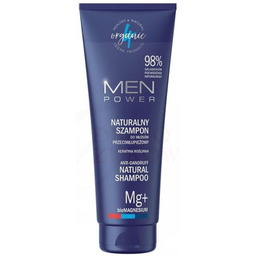 Naturalny przeciwłupieżowy szampon do włosów MEN POWER, 4organic