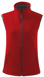 SOFTSHELL KAMIZELKA DAMSKA MALFINI VISION 516, CZERWONY