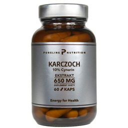 Pureline Nutrition Karczoch Ekstrakt 650 mg, 60 kaps.
