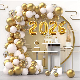 Zestaw balonów do girlandy balonowej na Sylwestra 2026