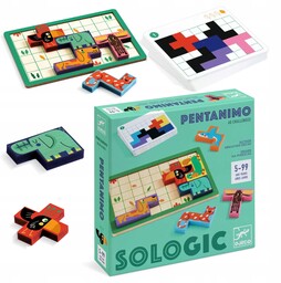 Układanka lewopółkulowa tetris Gra Logiczna łamigłówki logiczne Djeco