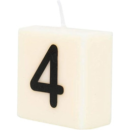 PD-Party 7040004 Scrabble Typ Świeca Numeryczna Impreza Dekoracje