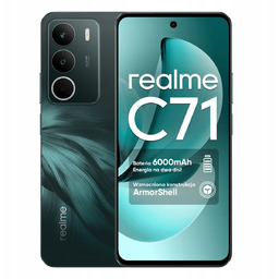 Telefon Realme C71 8/256GB Dual Sim Zielony 6000