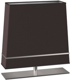 Lampa stołowa VOLANS, szary/srebrny, 1x60W E27, MZ5024