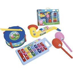 REIG 662082 - Peppa Pig XilofonTambor,Saksofon,Marakasy