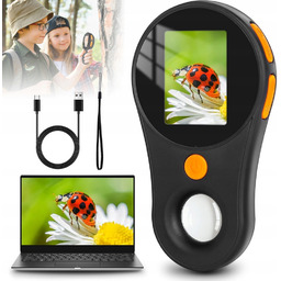 Lupa Szkło Powiększające Mikroskop Cyfrowy Przenośny Naukowy