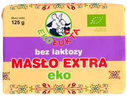 Eko Łukta Ekologiczne masło ekstra kostka bez laktozy