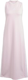 adidas Kobiety ESSENTIALS 3-STRIPES LONG RACERBACK DRESS, Clear