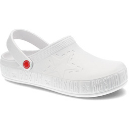 Big Star Białe Klapki Wodoodporne Buty Damskie