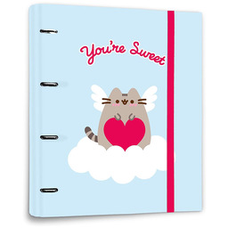 Segregator Uroczy Purrfect Love z 4 ringami Pusheen