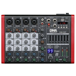 Mikser Dźwięku 6-KANAŁOWY Analogowy Bluetooth Odtwarzacz MP3 Usb