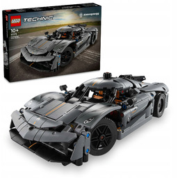 Lego Technic 42173 Szary hipersamochód Koenigsegg Jesko Absolut