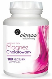 Aliness Magnez Chelatowany 560mg + witamina B6 100