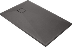 DEANTE Brodzik granitowy prostokątny 140x90x4,5cm CORREO antracyt metalik