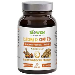 Biowen Kurkuma C3 Complex+, 60 kaps.