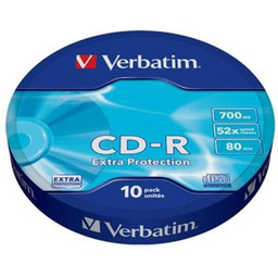 VERBATIM Płyta CD-R, 700 MB, 52x (10 szt.)