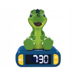 Lexibook Dinozaur 3D Budzik Zegar z lampką nocną