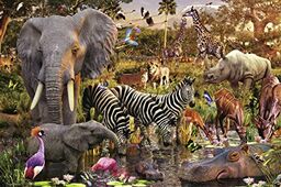 Ravensburger Puzzle 17037 Zwierzęta Afryki 3000 Elementów Puzzle