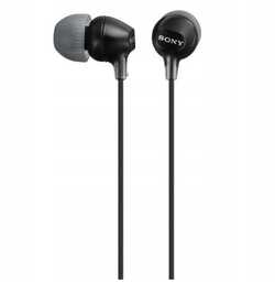 Sony - Słuchawki Douszne Przewodowe MDR-EX15 czarne