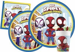 Party Tableware Set Marvel Spider-Man Spidey and His