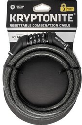 KRYPTONITE Zapięcie rowerowe Kryptoflex K003311 Linka RABAT