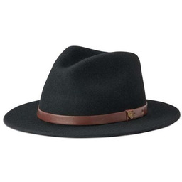 kapelusz BRIXTON - Messer Fedora Black (BLACK) rozmiar: