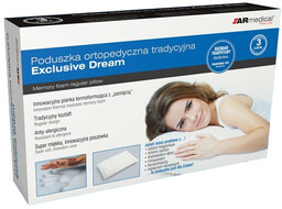 Poduszka ortopedyczna TRADYCYJNY KSZTAŁT z pamięcią(TFP-5030)