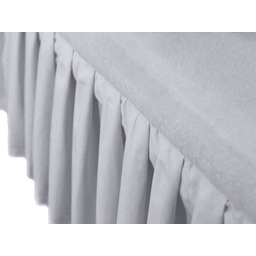 Falbanka do łóżeczka maskuje i dekoruje