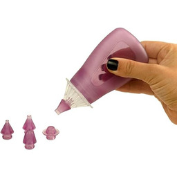 Silikomart - TRANSPARENTNY DEKORACYJNY DŁUGOPIS Z 5 RÓŻNYMI