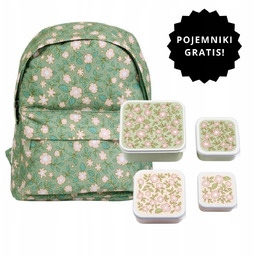 Zestaw Blossom Sage plecak lunchbox A Little Lovely