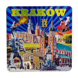 Zestaw podkładek korkowych metalicznych Kraków