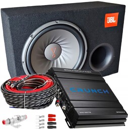 Skrzynia Basowa Jbl 1000W Mdf Crunch Kable