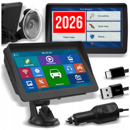 Nawigacja samochodowa dla ciężarówek Gps 7" Wgrane Mapy