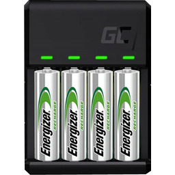Zestaw 4 x Akumulatorki Energizer Aa 2000mAh Ładowarka