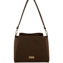 Barberinis Torebka miejska z naturalnego zamszu i skóry