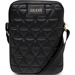 GUESS Torba na tablet Quilted Czarny