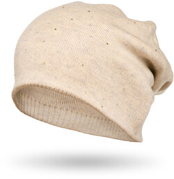 Czapka damska Peterson PTN HAT-05 beżowa