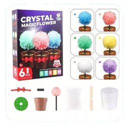 Zestaw Edukacyjny Hodowla Kryształów Eksperyment Kryształowe Drzewa Drzewko